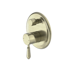 York Shower Mixer With Diverter With Metal Lever