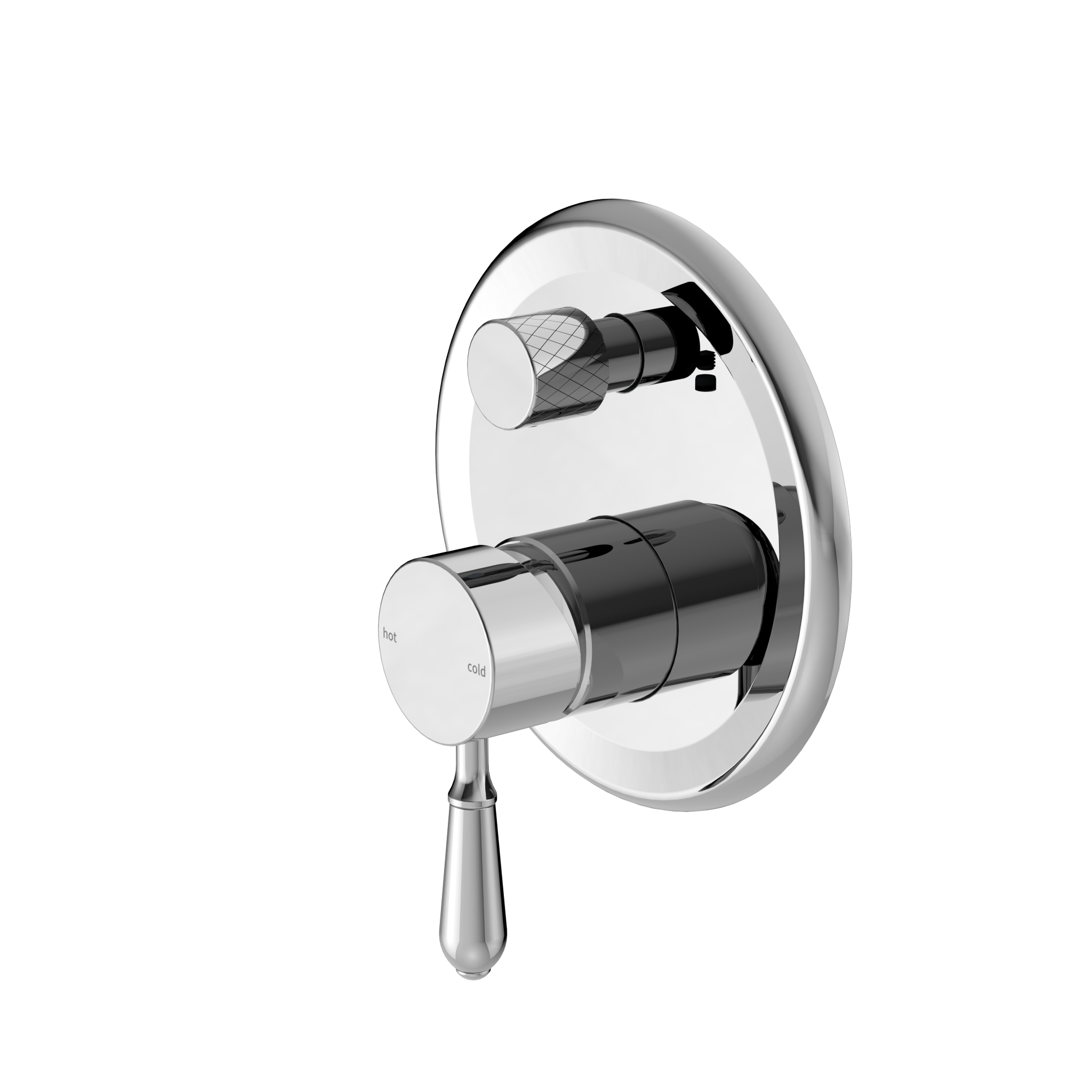 York Shower Mixer With Diverter With Metal Lever