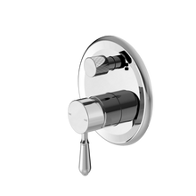 York Shower Mixer With Diverter With Metal Lever