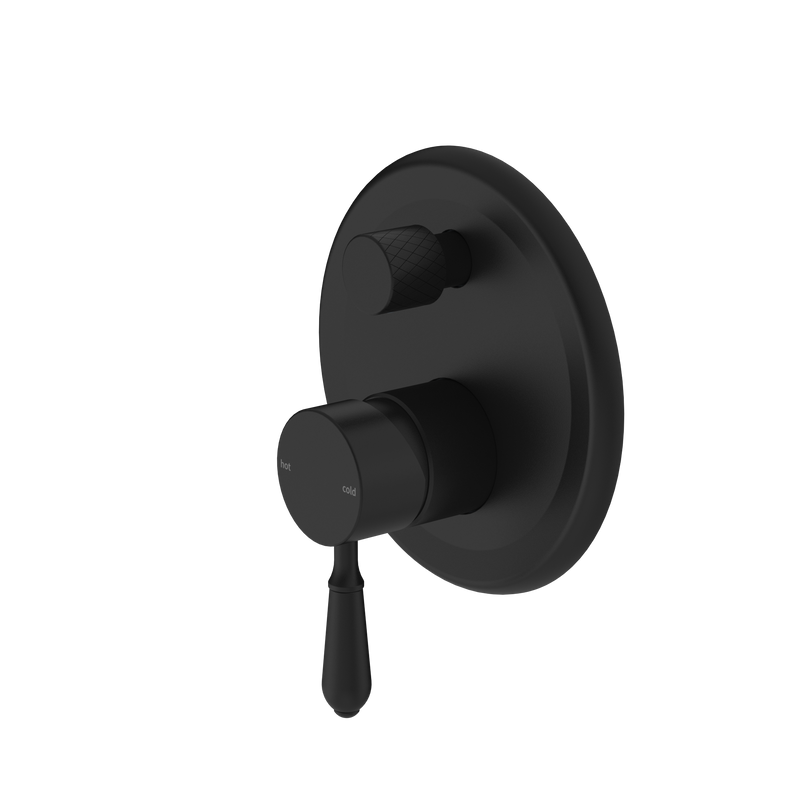 York Shower Mixer With Diverter With Metal Lever