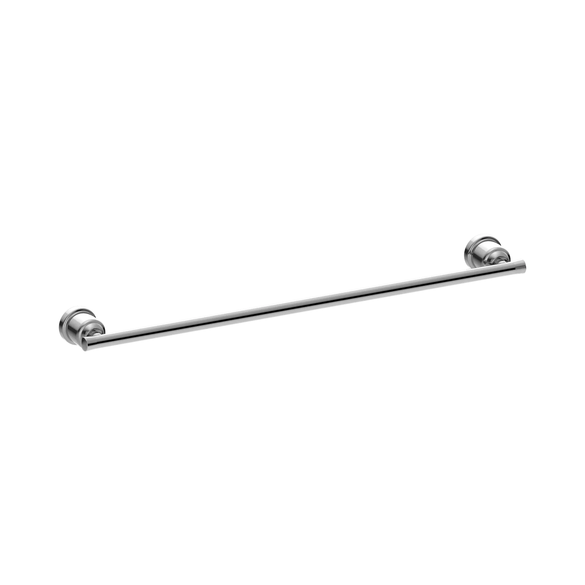 York Single Towel Rail 600mm Chrome