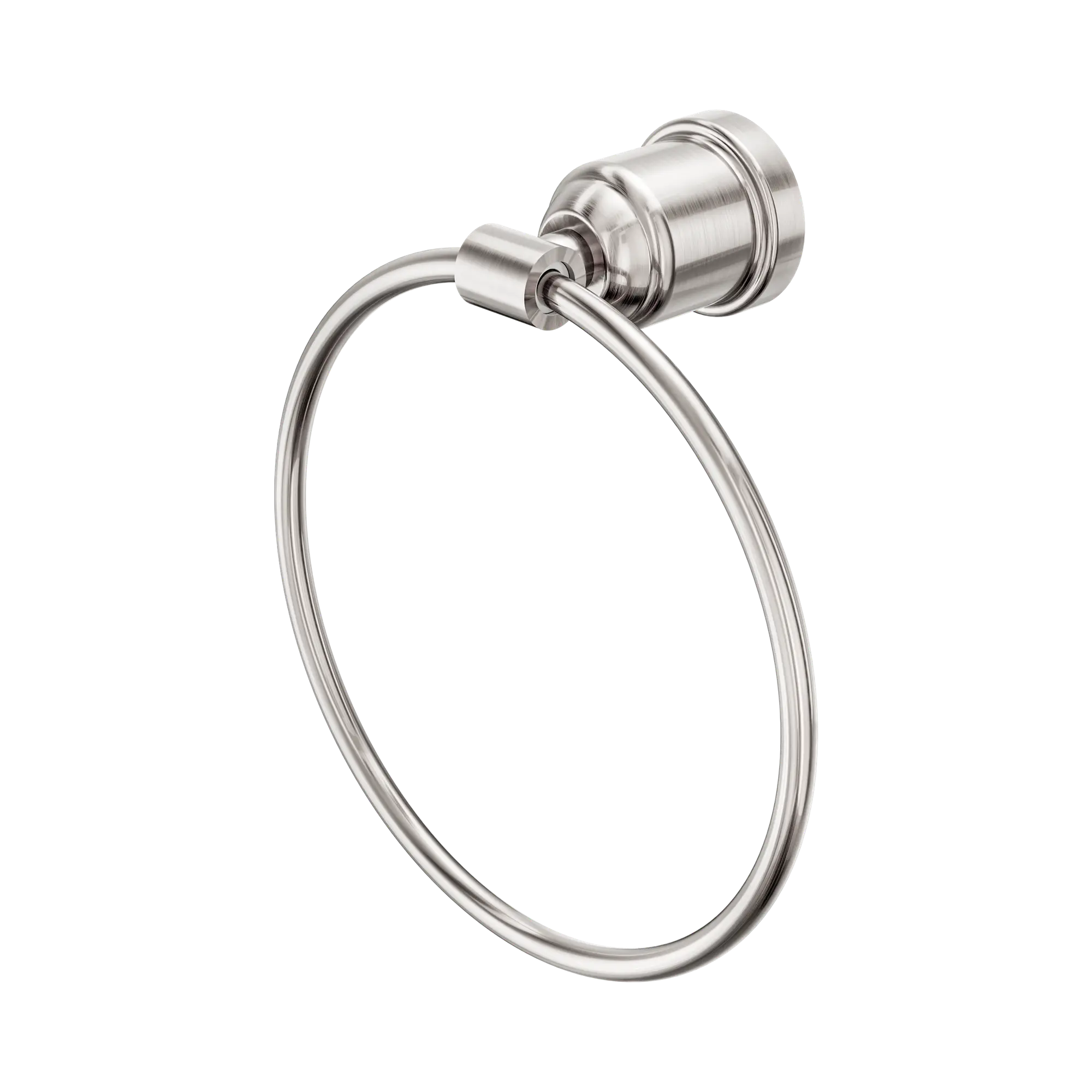 York Towel Ring Brushed Nickel