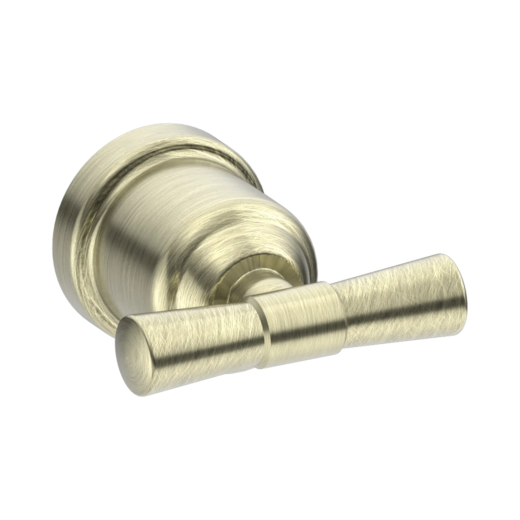 York Robe Hook Aged Brass