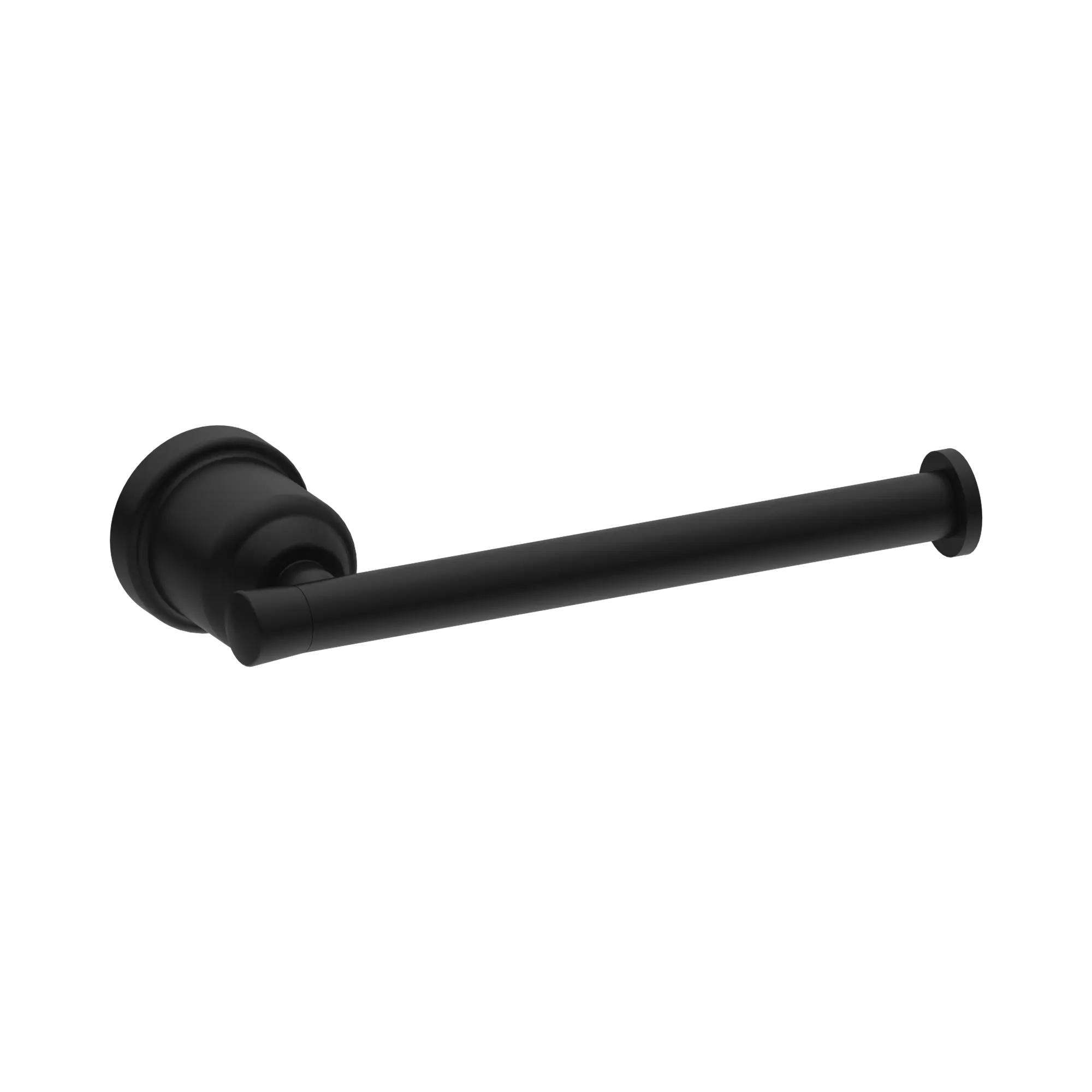 York Toilet Roll Holder Matte Black
