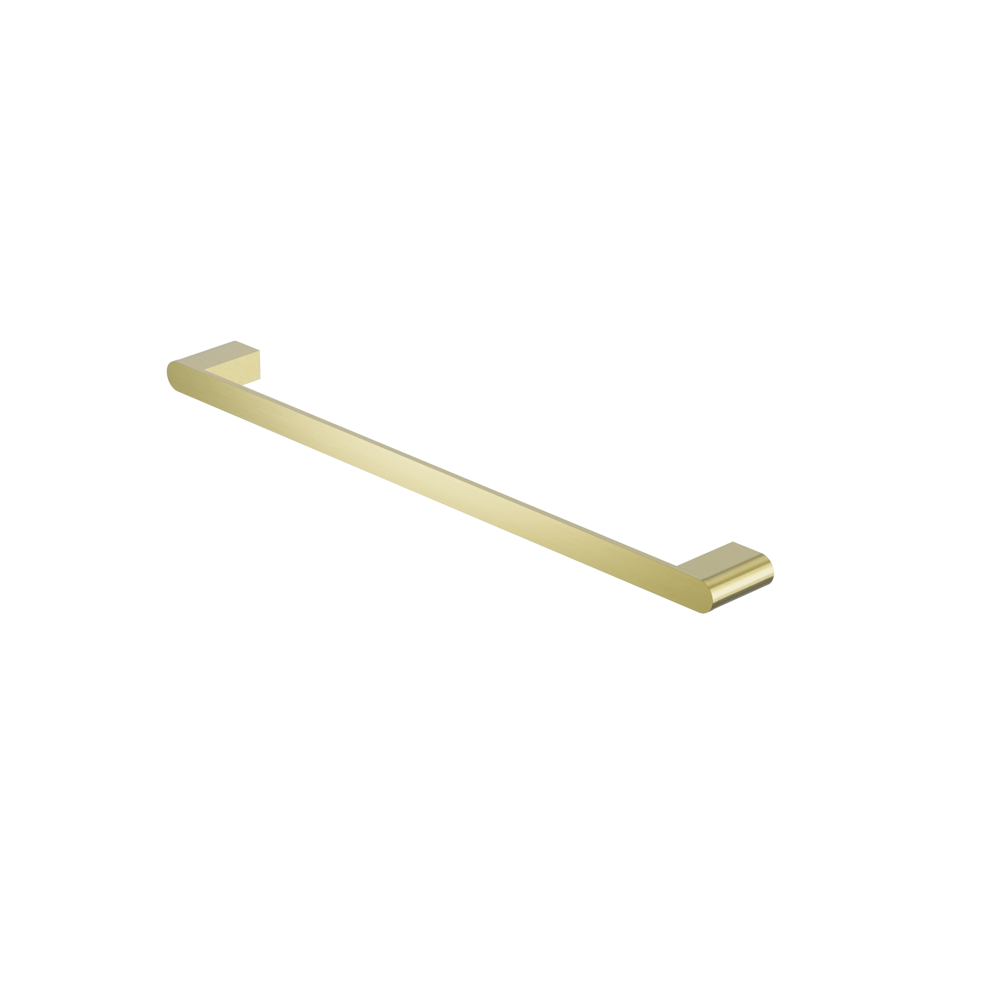 Bianca Single Towel Rail 600mm Brushed Gold