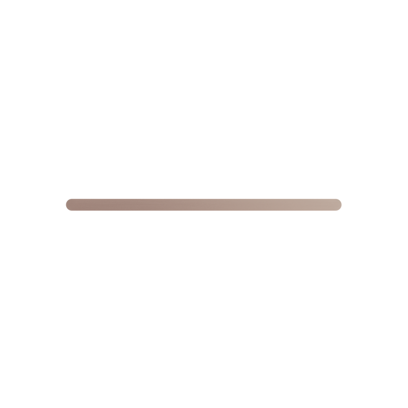 Bianca Single Towel Rail 600mm Brushed Bronze