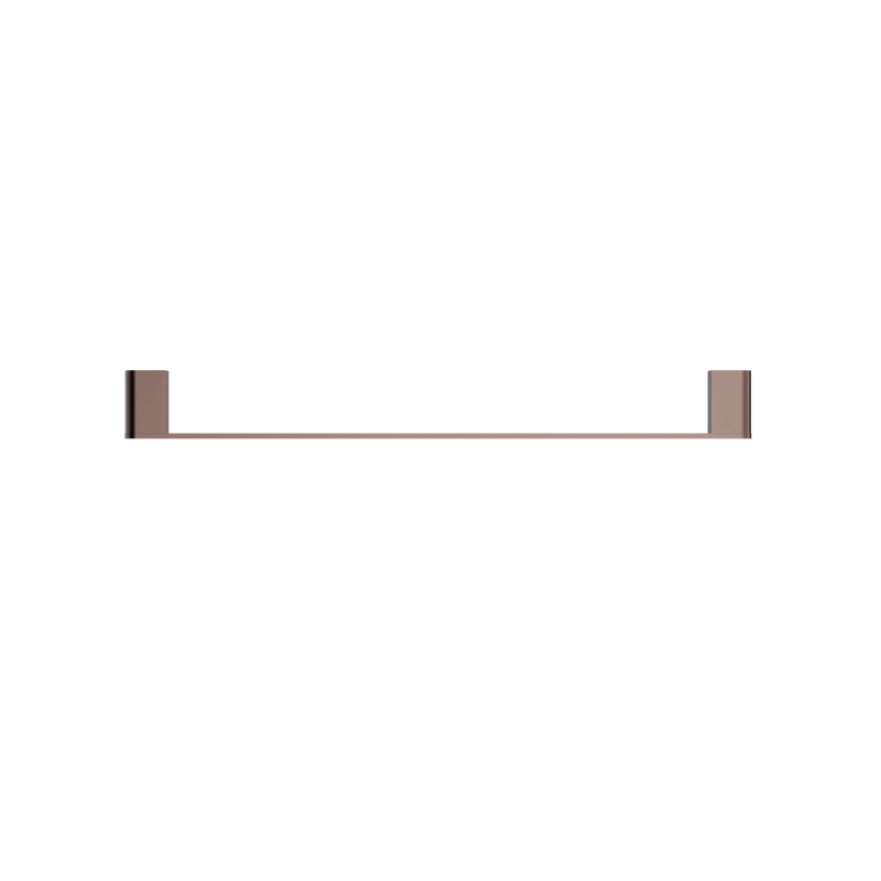 Bianca Single Towel Rail 600mm Brushed Bronze