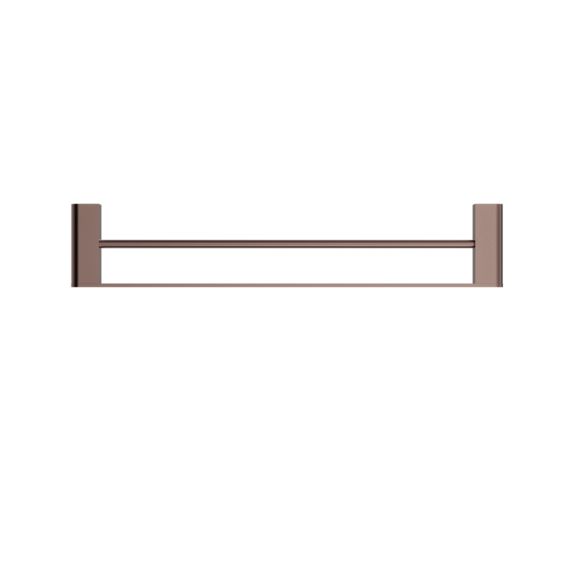 Bianca Double Towel Rail 600mm Brushed Bronze