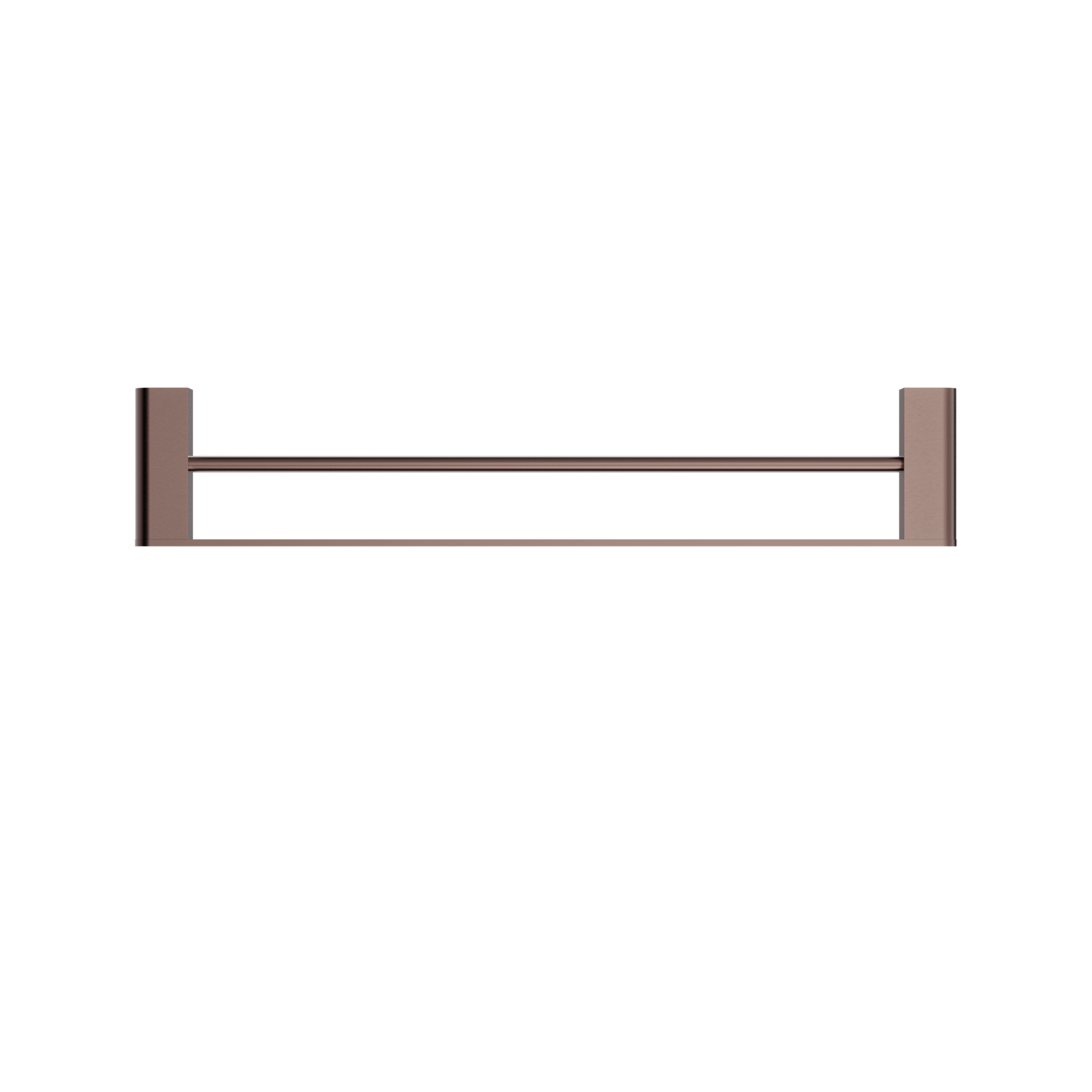 Bianca Double Towel Rail 600mm Brushed Bronze