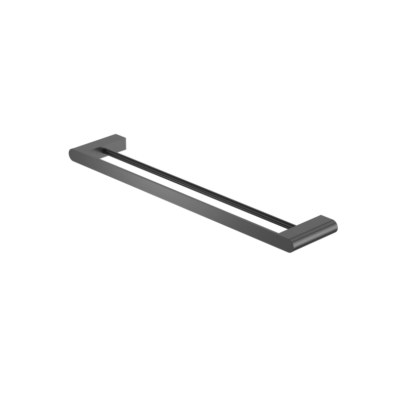 Bianca Double Towel Rail 600mm Gun Metal