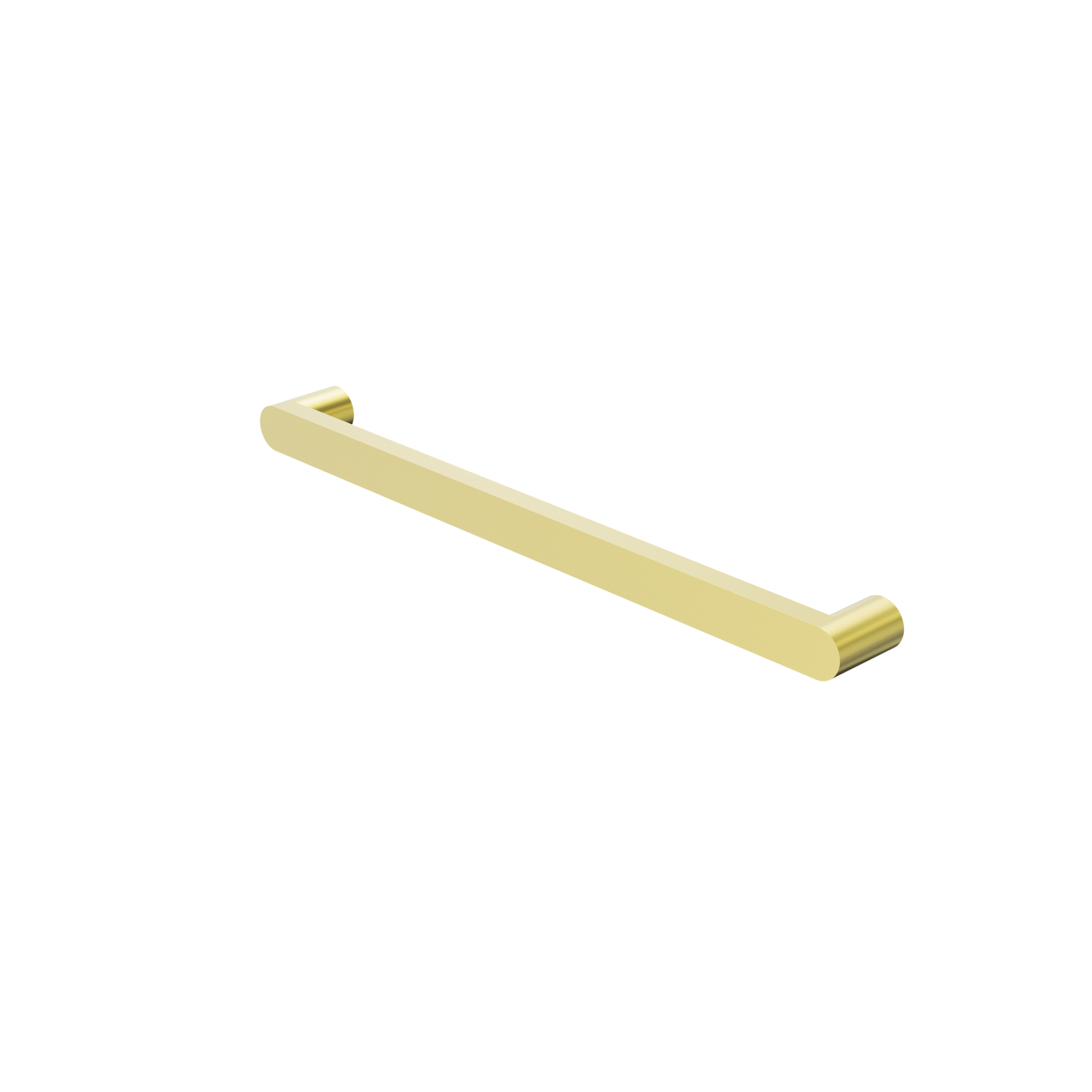 Bianca 240V Single Heated Towel Rail Brushed Gold