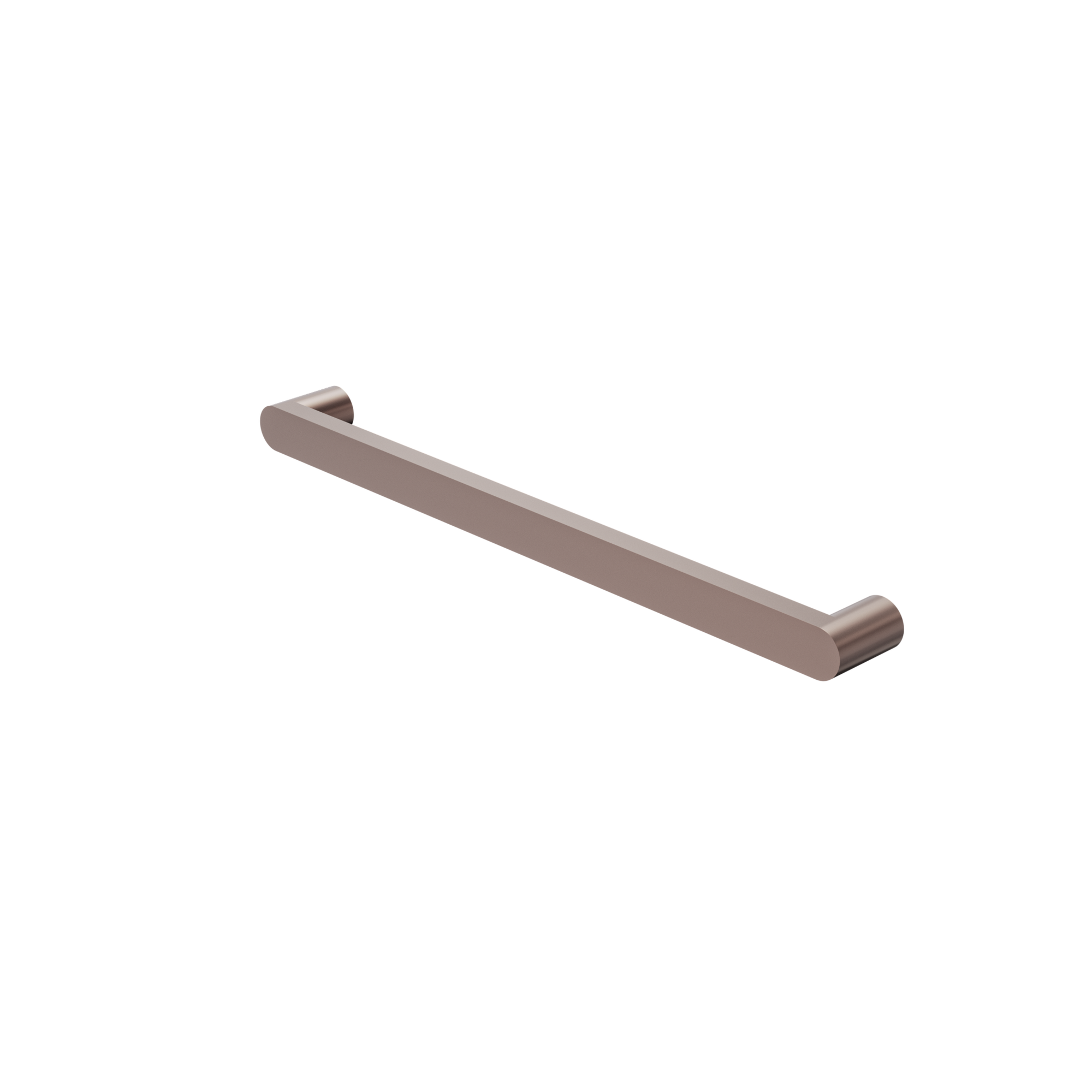 Bianca 240V Single Heated Towel Rail Brushed Bronze