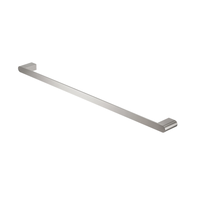 Bianca Single Towel Rail 800mm Brushed Nickel
