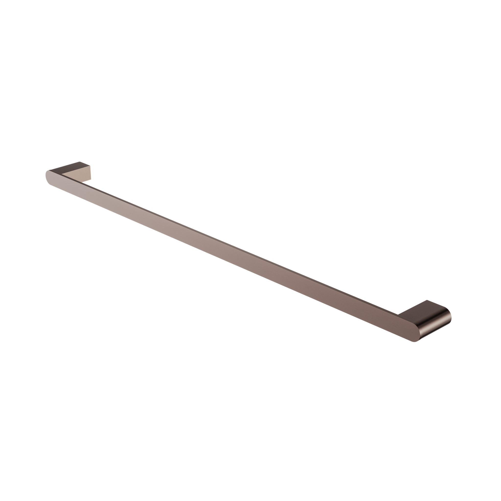 Bianca Single Towel Rail 800mm Brushed Bronze