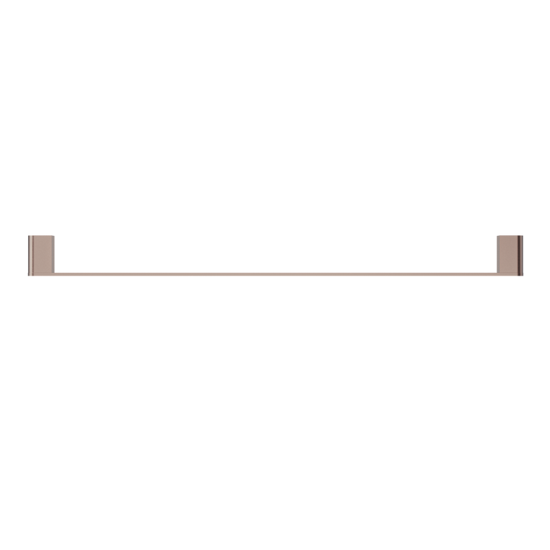 Bianca Single Towel Rail 800mm Brushed Bronze
