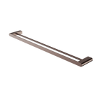 Bianca Double Towel Rail 800mm Brushed Bronze
