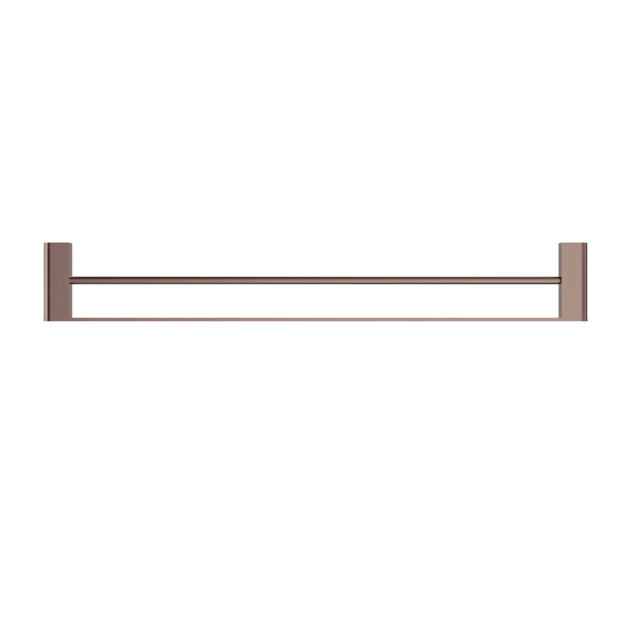 Bianca Double Towel Rail 800mm Brushed Bronze