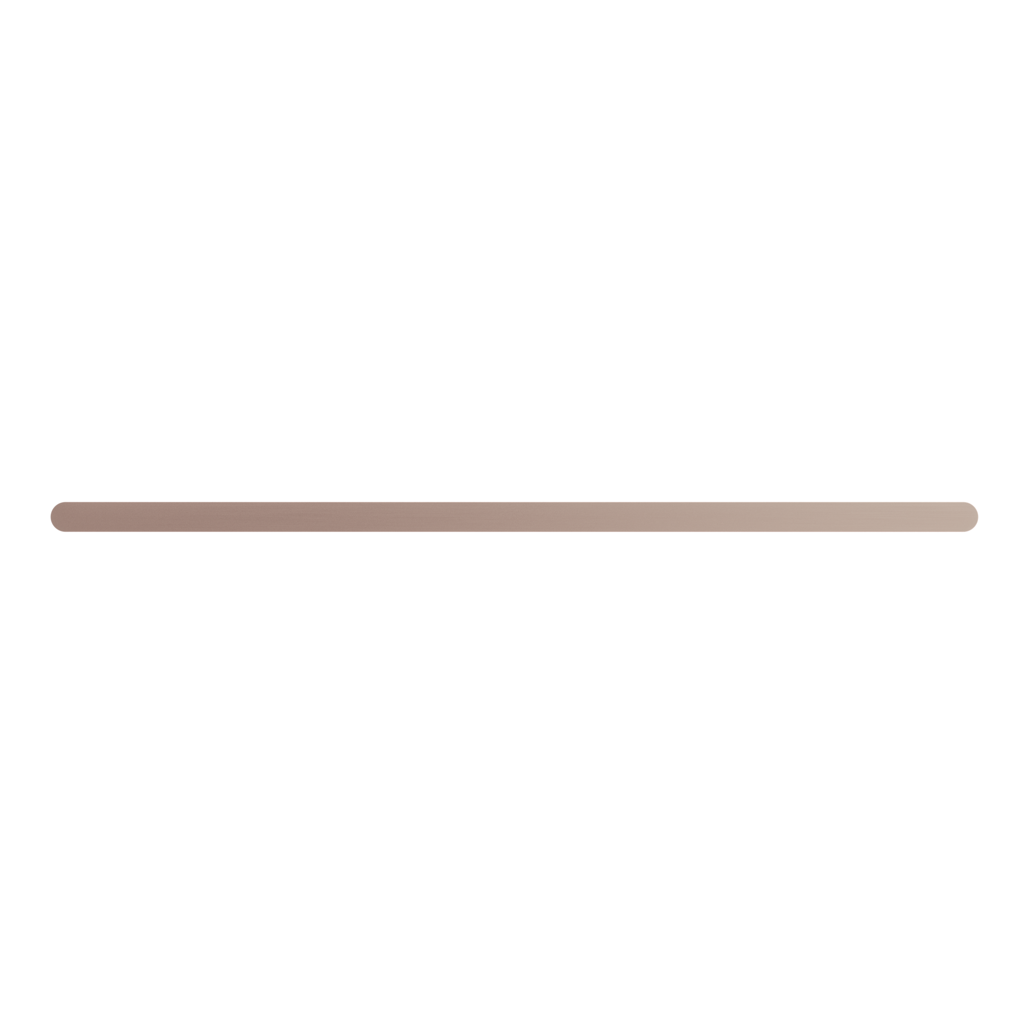 Bianca Double Towel Rail 800mm Brushed Bronze