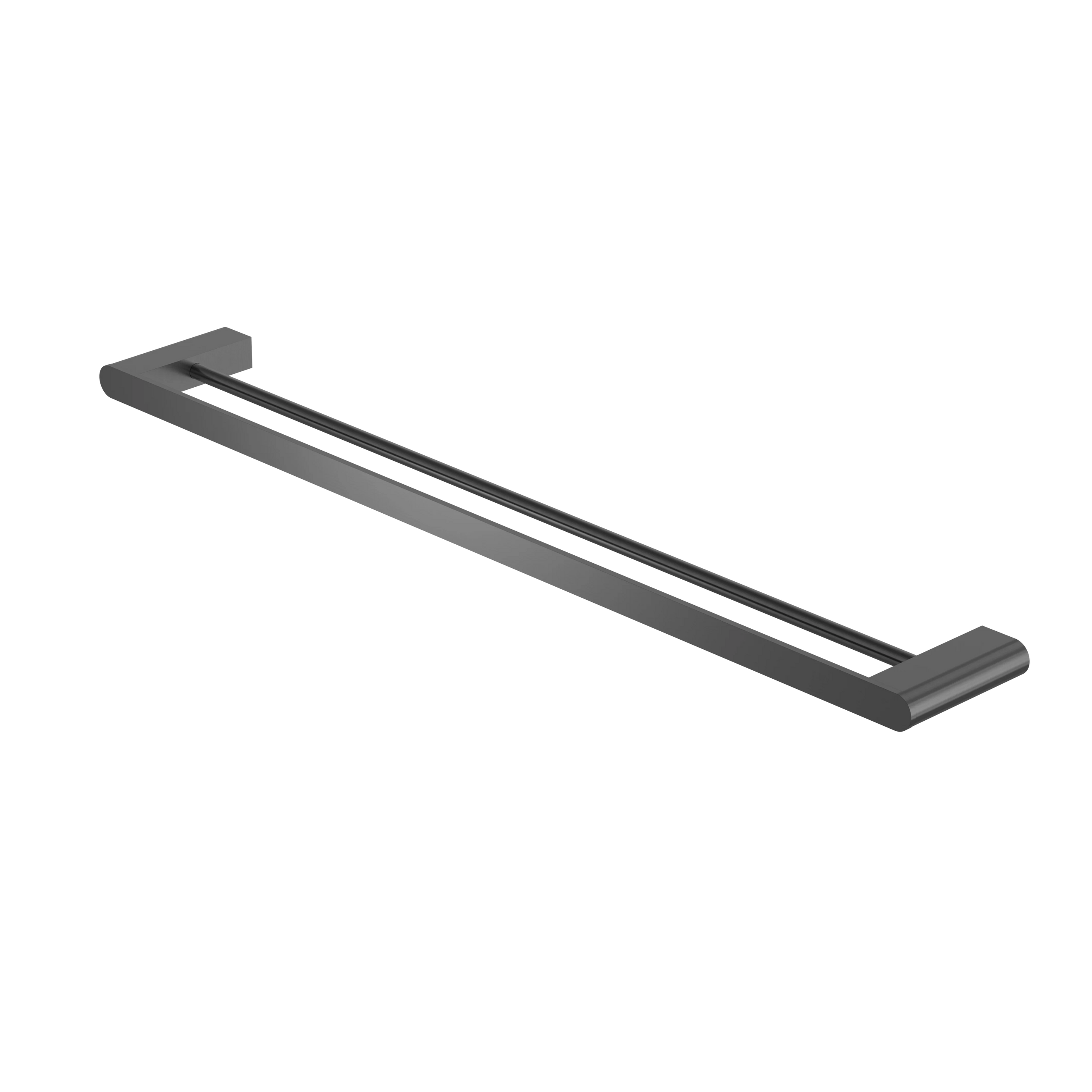 Bianca Double Towel Rail 800mm Gun Metal