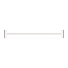 Bianca Double Towel Rail 800mm Brushed Nickel