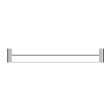 Bianca Double Towel Rail 800mm Chrome