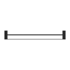 Bianca Double Towel Rail 800mm Matte Black