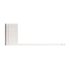 Bianca Toilet Roll Holder Brushed Nickel