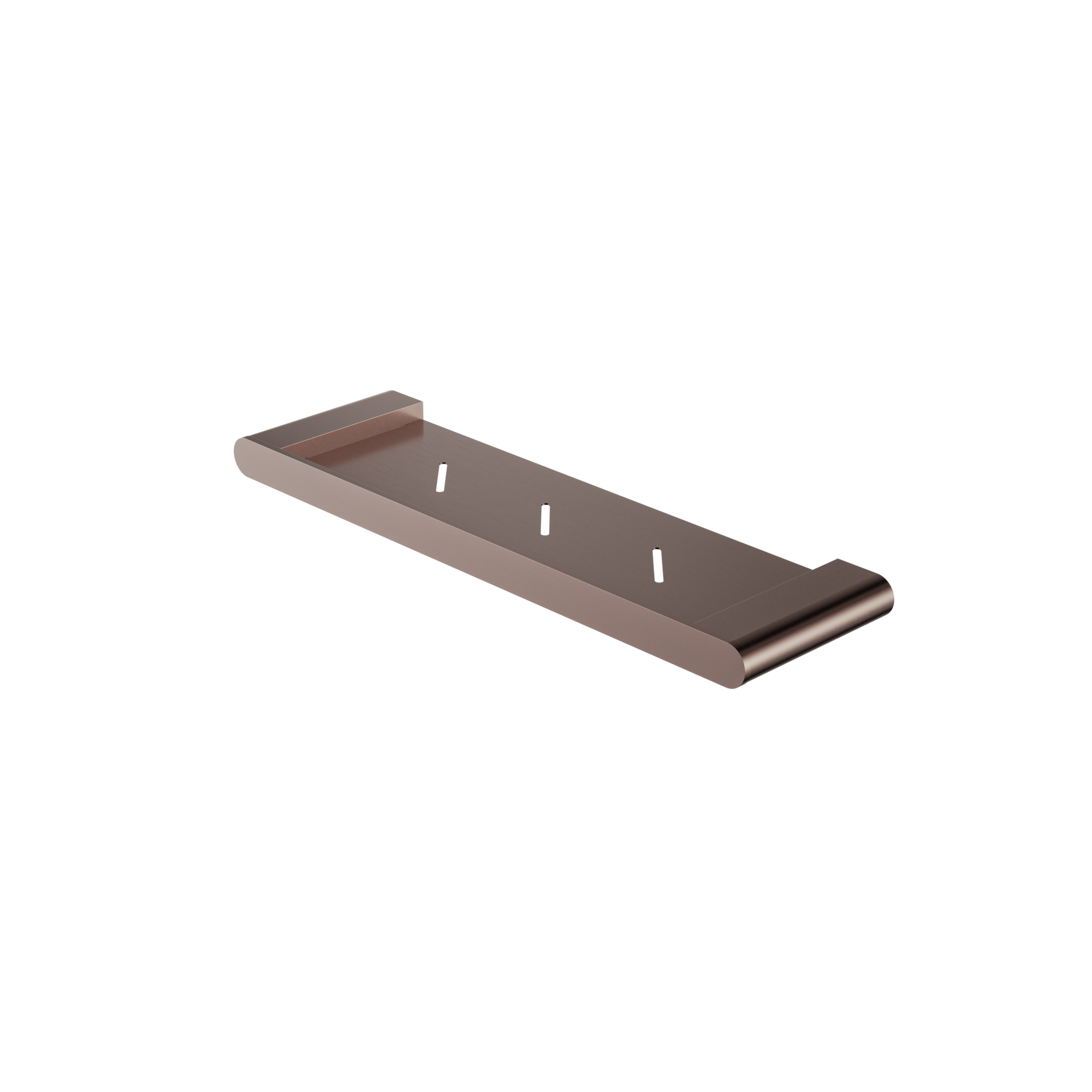 Bianca Metal Shower Shelf Brushed Bronze
