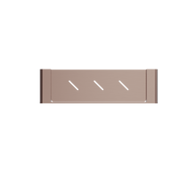 Bianca Metal Shower Shelf Brushed Bronze