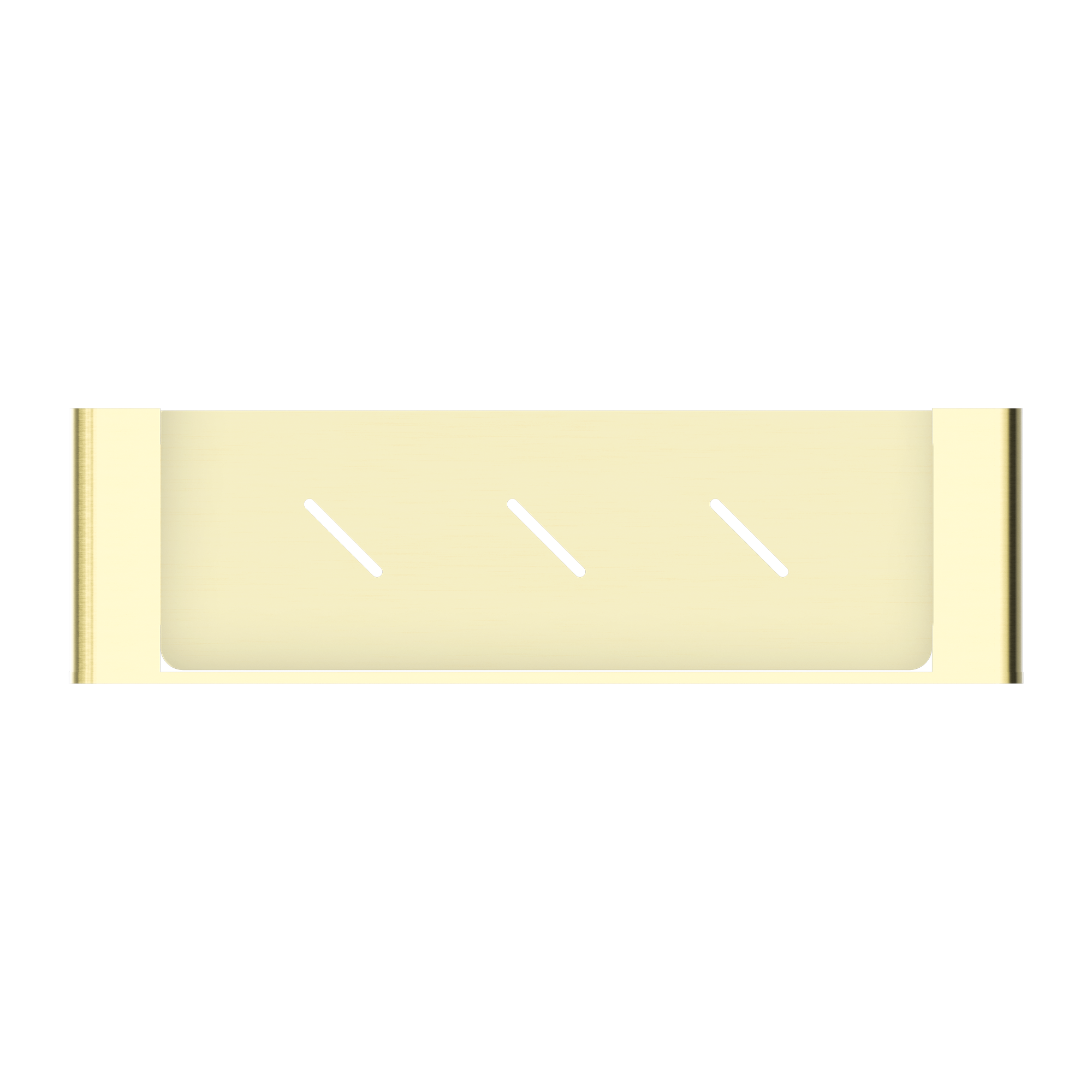 Bianca Metal Shower Shelf Brushed Gold