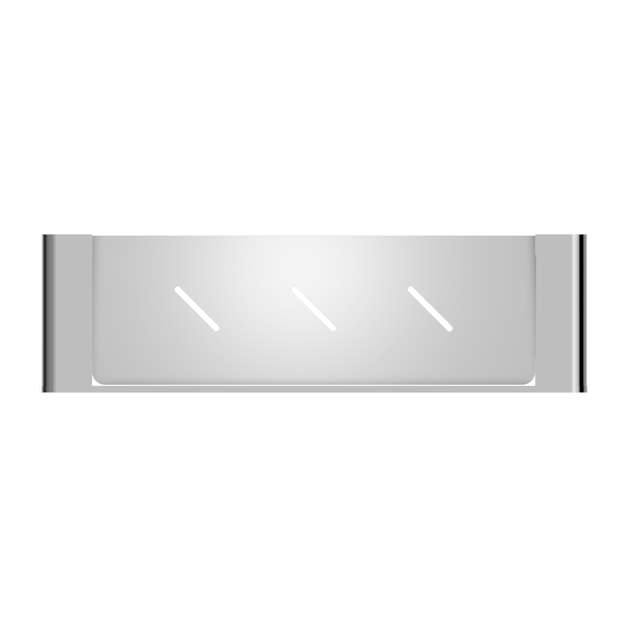 Bianca Metal Shower Shelf Chrome