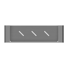 Bianca Metal Shower Shelf Gun Metal