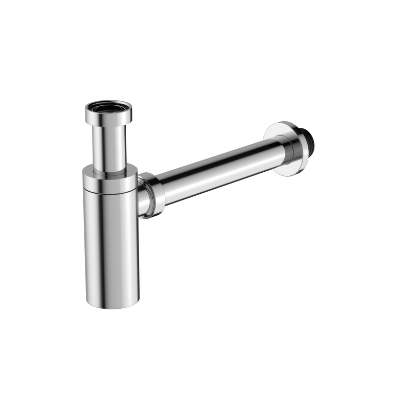 40mm Round Bottle Trap Chrome