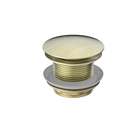 40mm Bath Pop-Up Plug With Removable Waste No Overflow Aged Brass