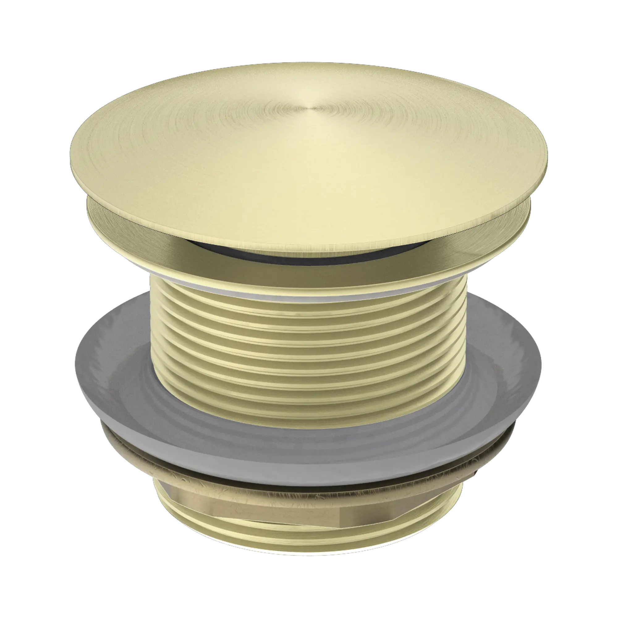 40mm Bath Pop-Up Plug With Removable Waste No Overflow Brushed Gold