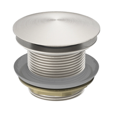 40mm Bath Pop-Up Plug With Removable Waste No Overflow Brushed Nickel