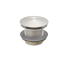 40mm Bath Pop-Up Plug With Removable Waste No Overflow Brushed Nickel