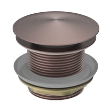40mm Bath Pop-Up Plug With Removable Waste No Overflow Brushed Bronze