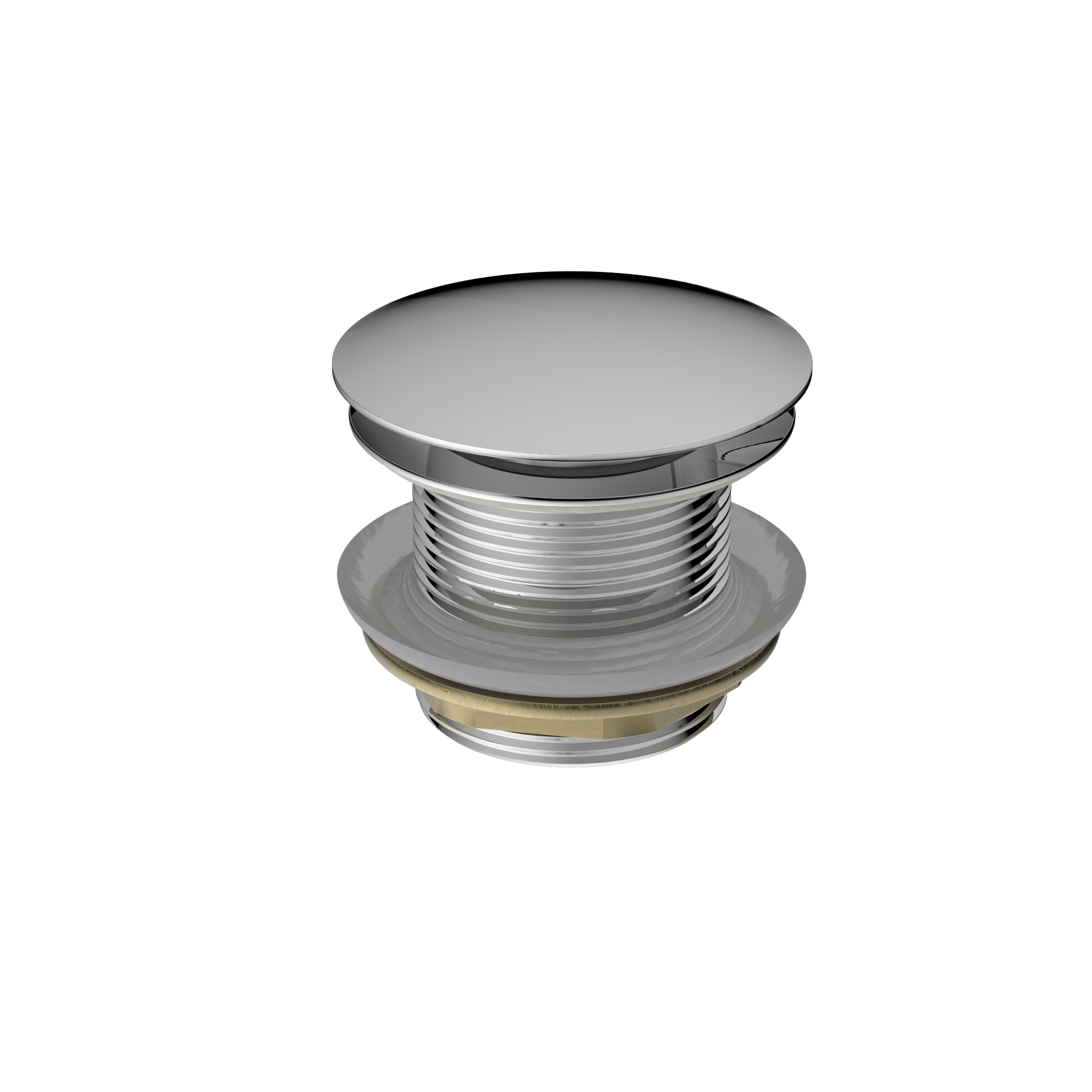 40mm Bath Pop-Up Plug With Removable Waste No Overflow Chrome