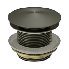 40mm Bath Pop-Up Plug With Removable Waste No Overflow Graphite