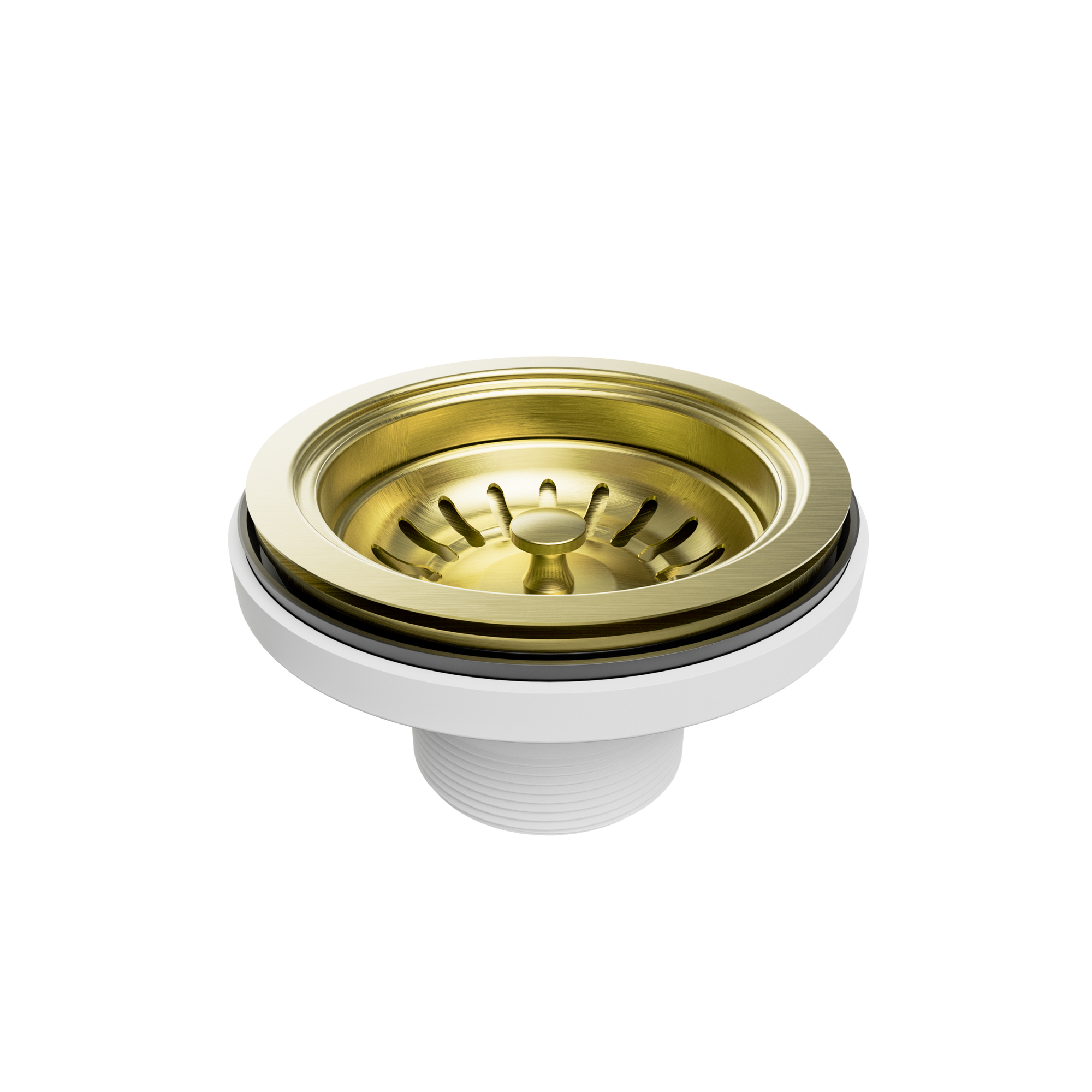 Kitchen Sink Basket Waste Brushed Gold