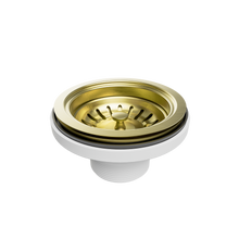 Kitchen Sink Basket Waste Brushed Gold