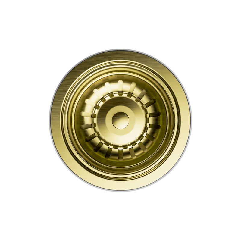 Kitchen Sink Basket Waste Brushed Gold