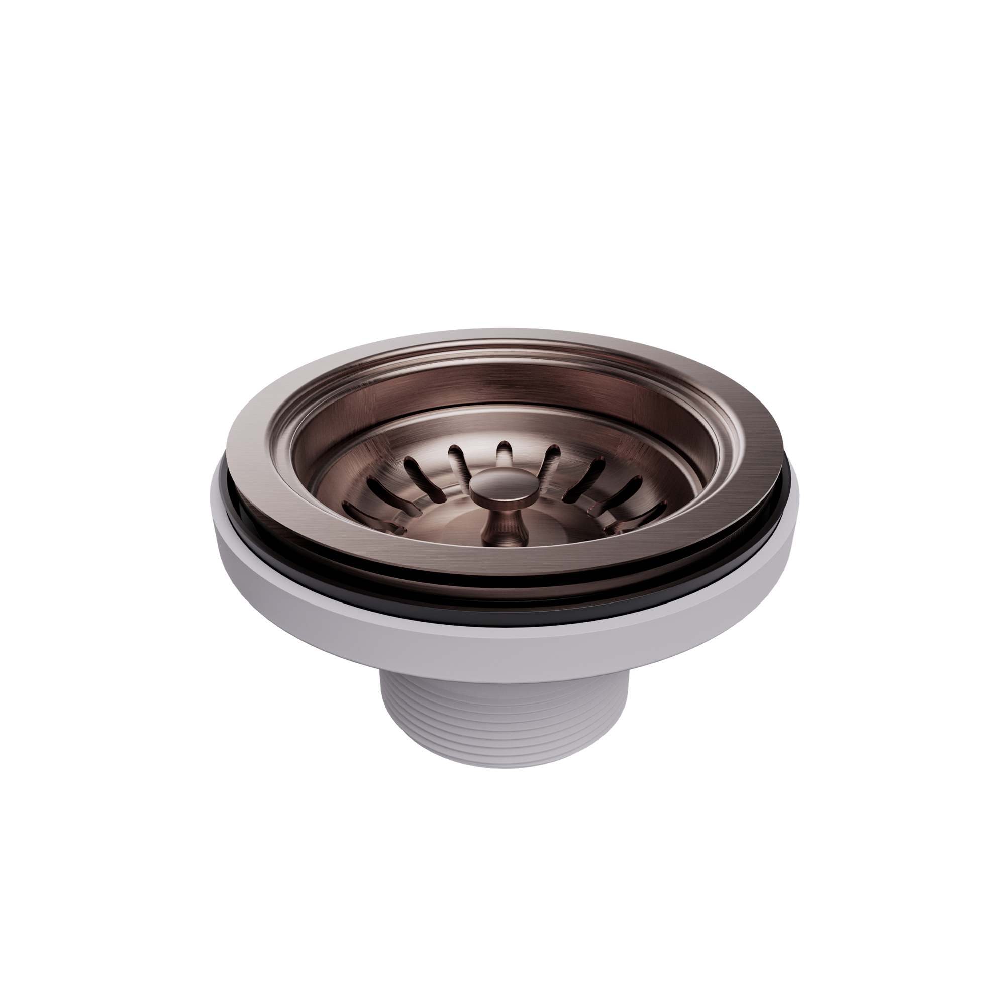 Kitchen Sink Basket Waste Brushed Bronze