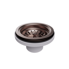 Kitchen Sink Basket Waste Brushed Bronze