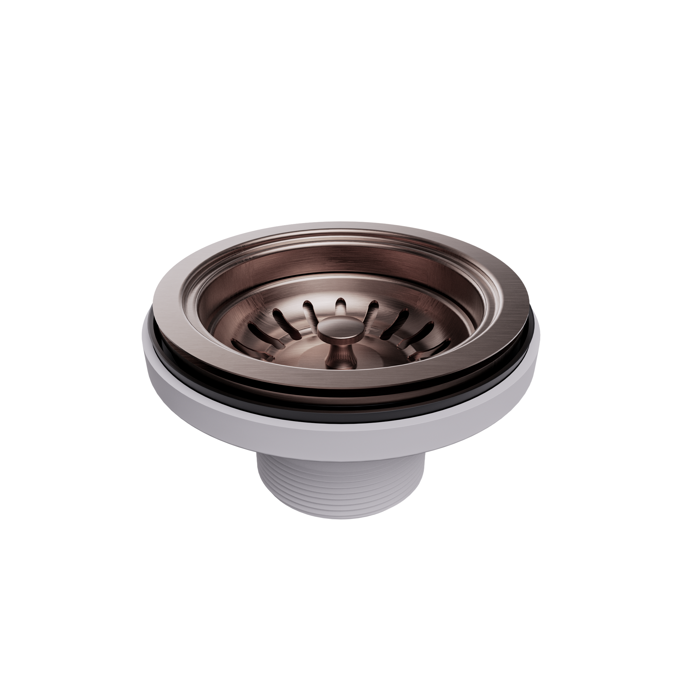 Kitchen Sink Basket Waste Brushed Bronze
