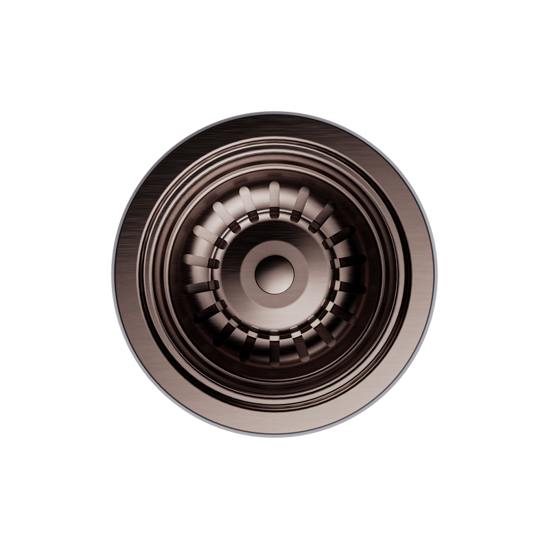 Kitchen Sink Basket Waste Brushed Bronze