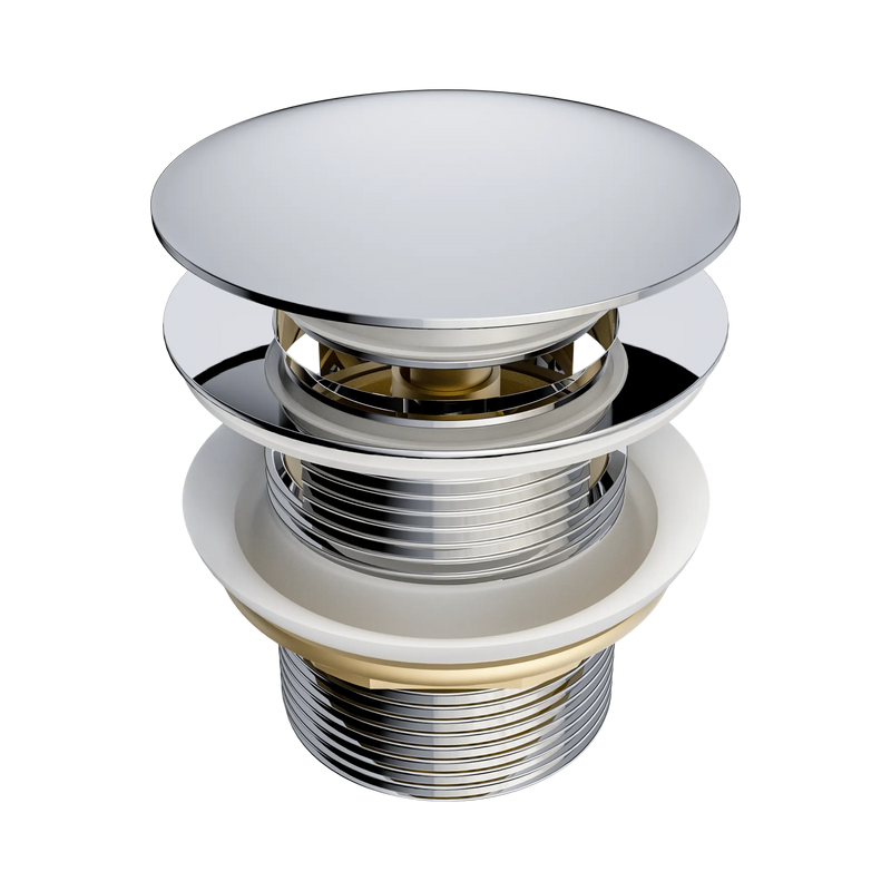 Pop Up Bath Waste 40mm With Overflow Chrome
