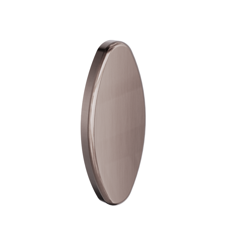 Backrest Removable Wall Cover Plate Brushed Bronze
