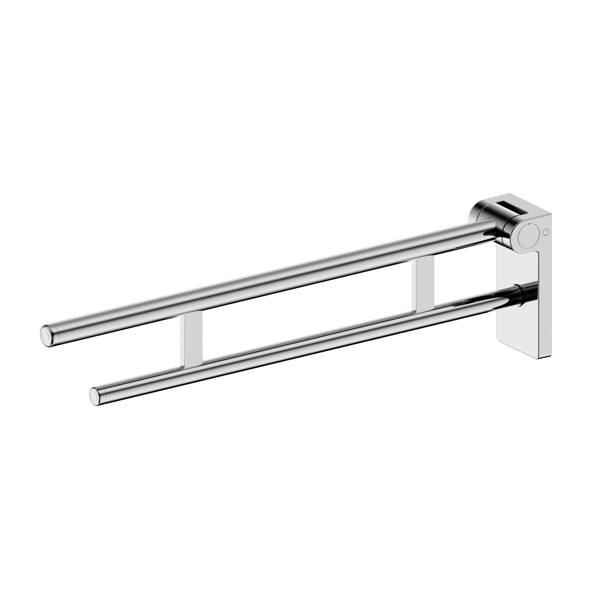 Mecca Care Foldable Toilet Support Arm Chrome